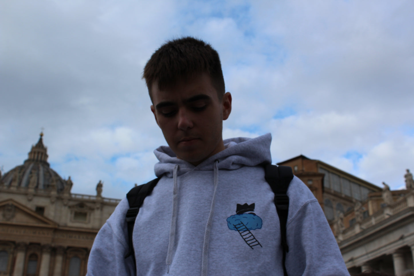 Sky Velvet hoodie